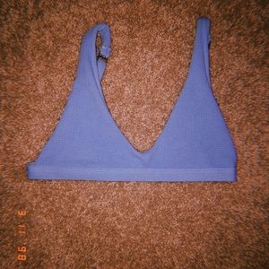 Blue Bikini Top